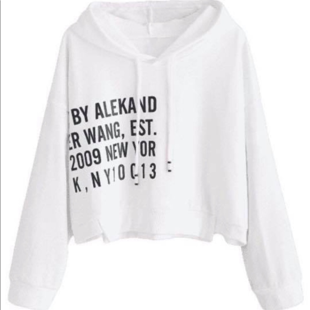 Cropped hoodie